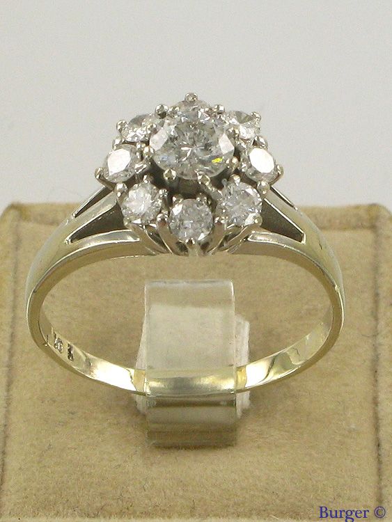Allgemein - 14K White Gold ring with Diamonds