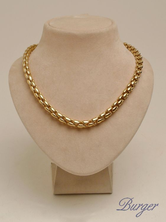 Miscellaneous - 14K Yellow Gold Palmee Necklace