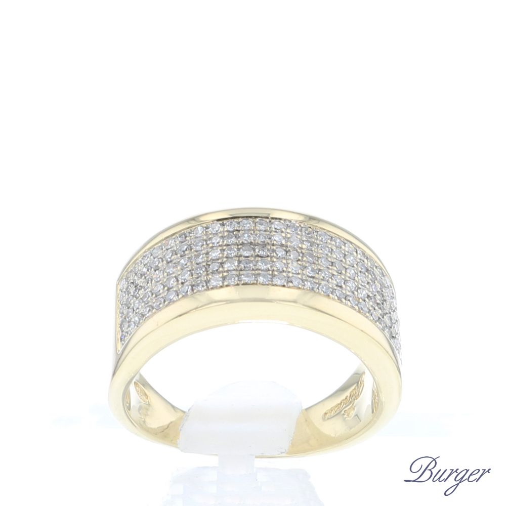 Allgemein - 18 K Yellow Gold Diamond Ring