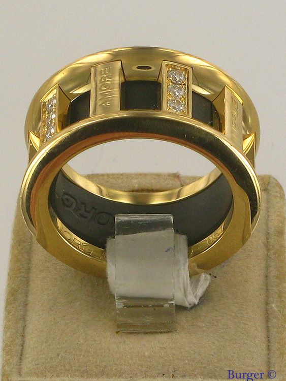 Jorg Hysek - 18K Rose Gold LOVE Ring with Diamonds