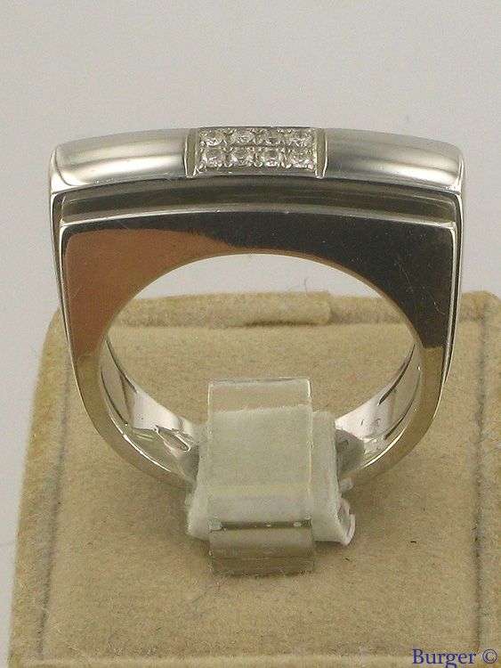 Allgemein - 18K White Gold Ring with Diamonds