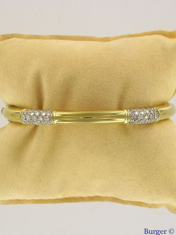 Allgemein - 18K Yellow Gold Bracelet with Diamonds