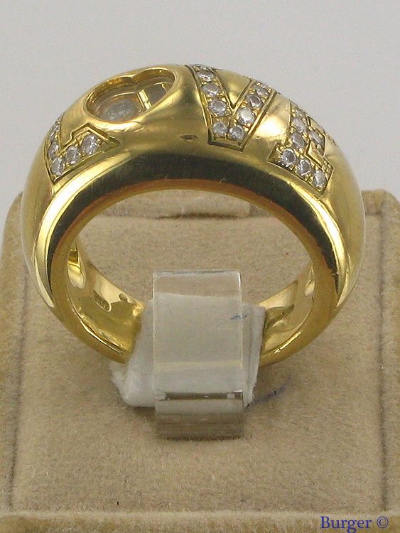 Chopard - 18K Yellow Gold LOVE Ring with Diamonds