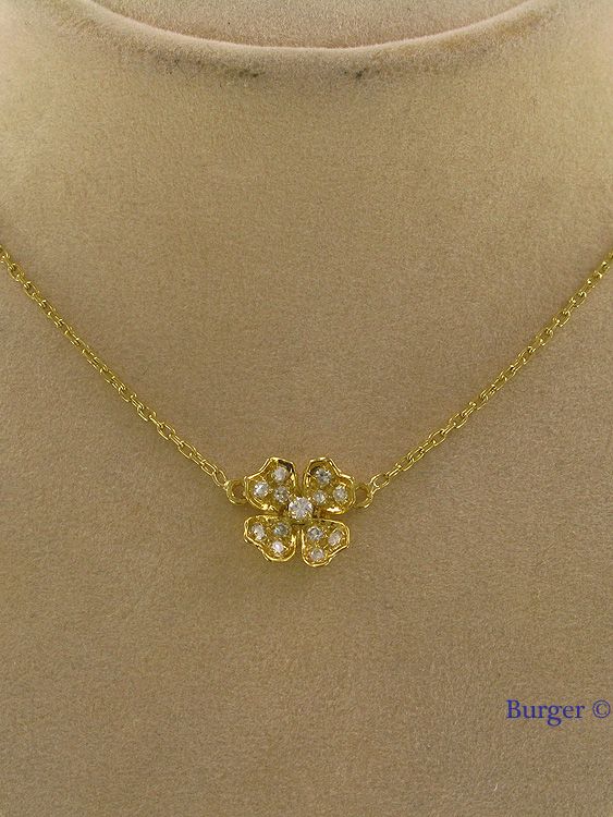 Allgemein - 18K Yellow Gold Necklace with Diamonds