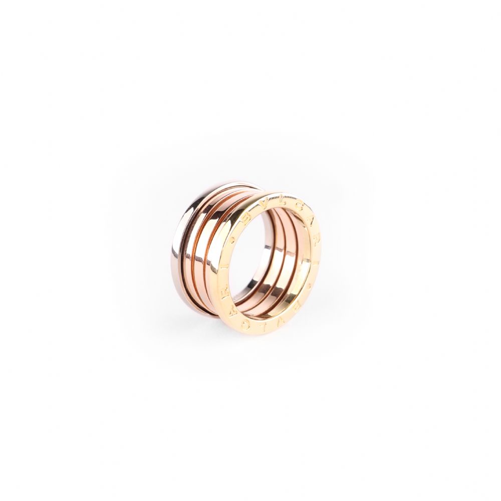 Bulgari - Bvlgari - B.Zero1 Tricolor White/Rose/Yellow Gold 55