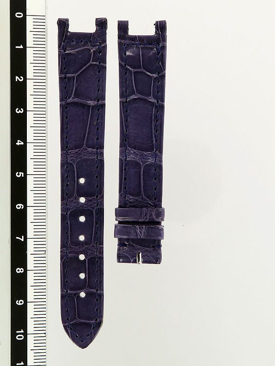 Cartier - Purple Leather Croco Strap