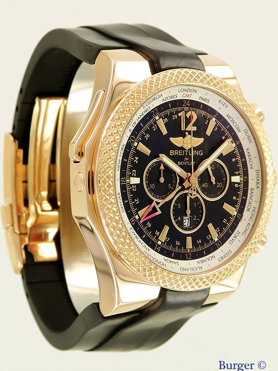 breitling gold watch