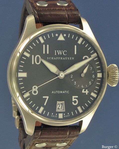 Big Pilot White Gold IWC Sold watches Juwelier Burger