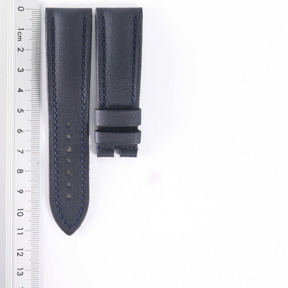 Blue Leather Strap 22 20 MM Blancpain Zubehor Juwelier burger
