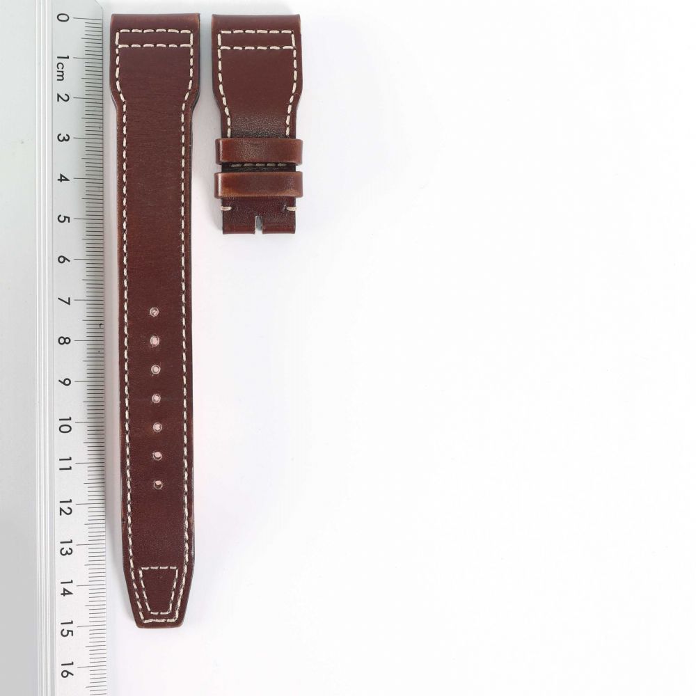 IWC - Brown Calf Leather Strap 22/18 MM