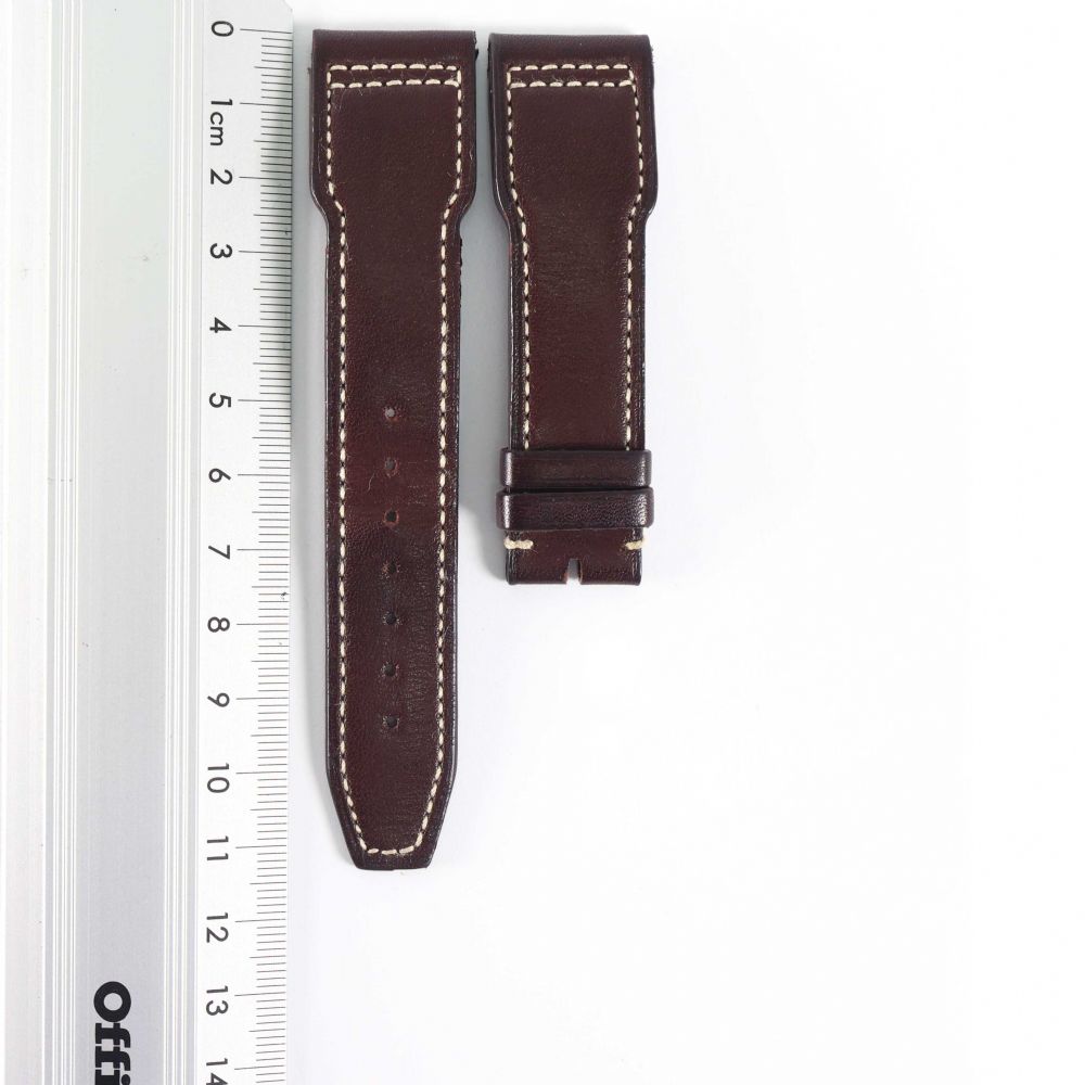 IWC - Brown Calf Leather Strap 22/18 MM