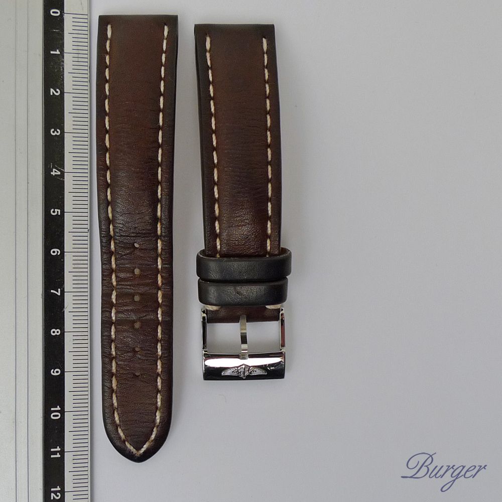 Breitling - Brown Leather Strap With original pin buckle