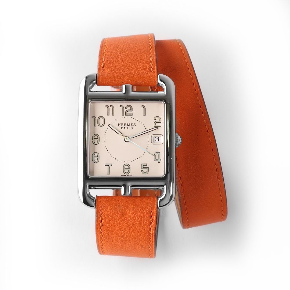 Hermes - Cape Cod Steel White Dial