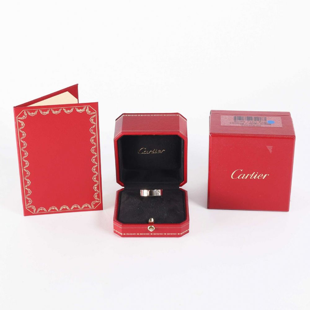Cartier - Cartier Love Ring White Gold Size 62