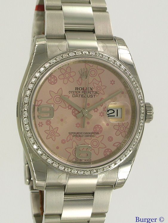rolex datejust flower