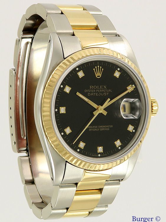 datejust gold and steel