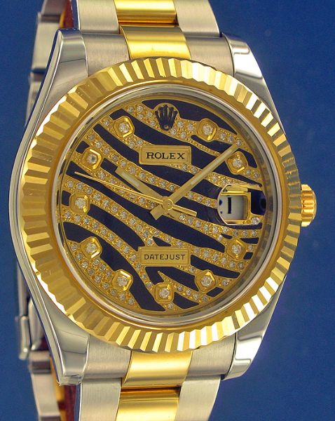 Rolex datejust zebra on sale