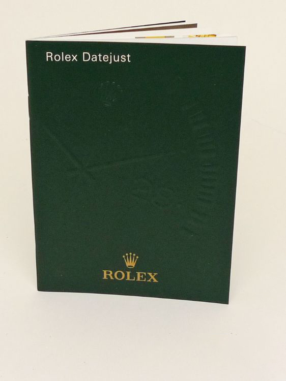 rolex datejust manual