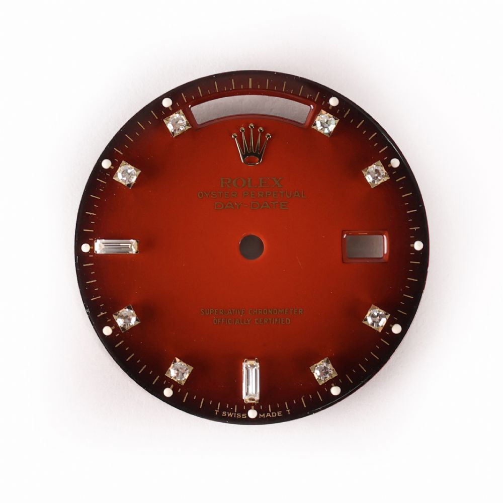Rolex - Day-Date 36 Red Vignette Diamond Dial 18038