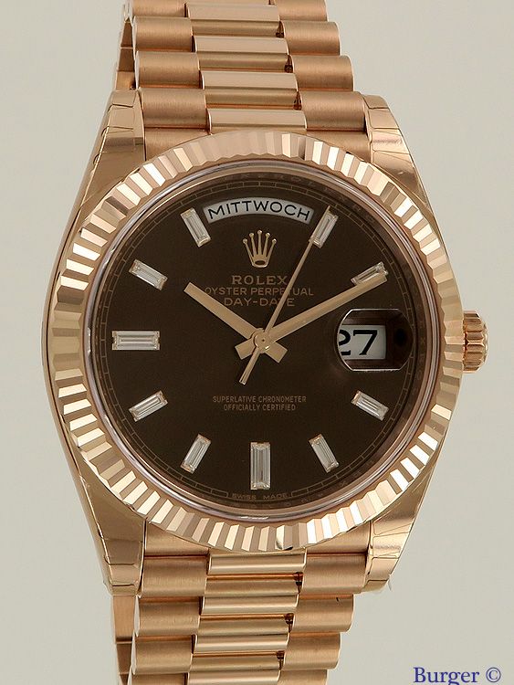 Day-Date 40mm Everose Gold Chocolate 