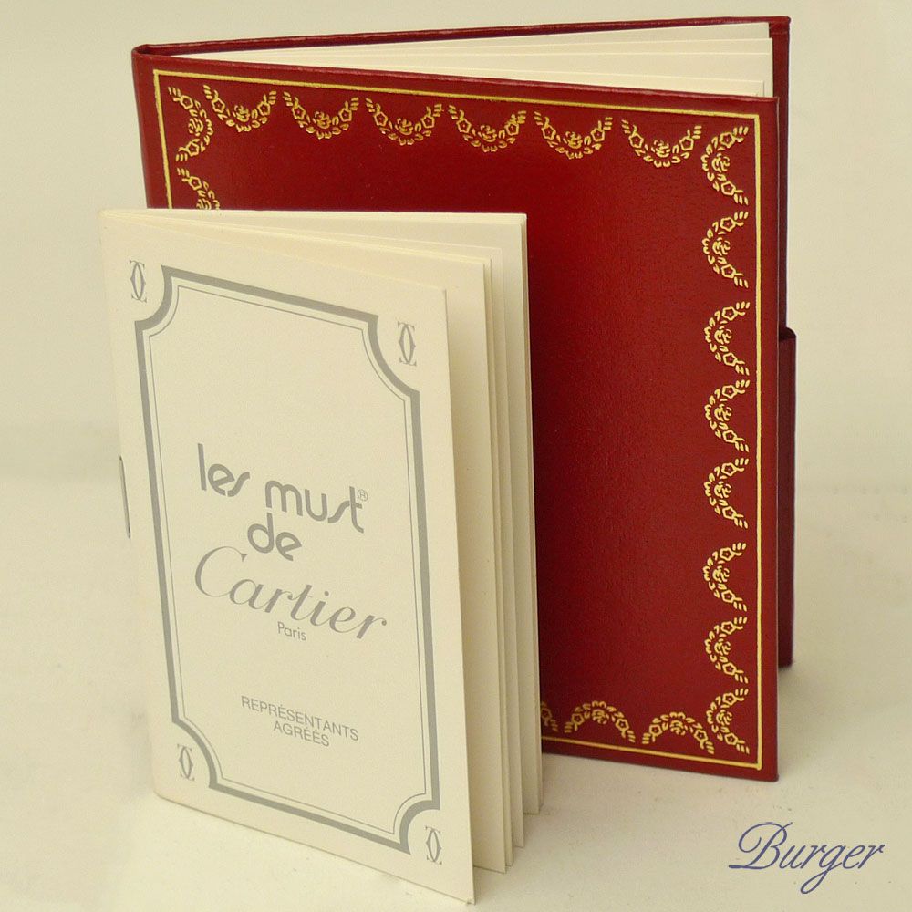 Cartier - De Must Instruction Manual Booklet