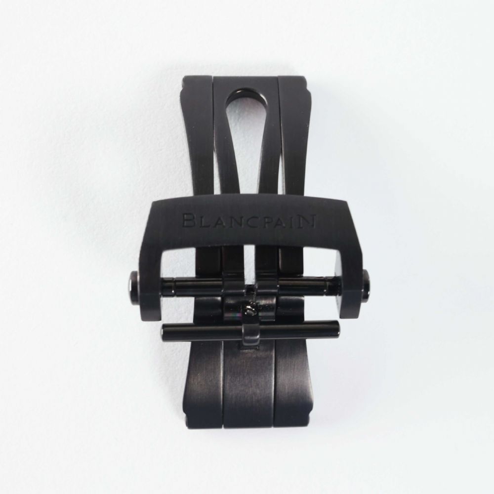 Double Folding Clasp 20MM Black Steel Panerai Accessories Juwelier Burger
