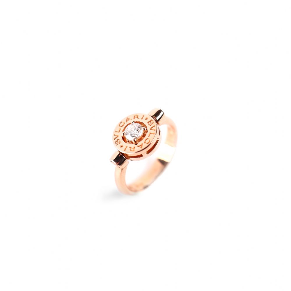 Flip Ring Diamond Rose Gold 51 Bulgari Bvlgari Sieraden Juwelier Burger