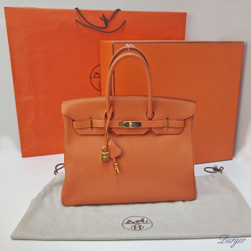 Hermes Birkin 35 Orange - Hermes - Luxury items - Juwelier Burger