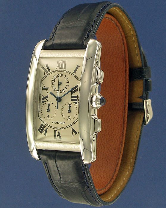 Tank Americaine Chronoflex White Gold 
