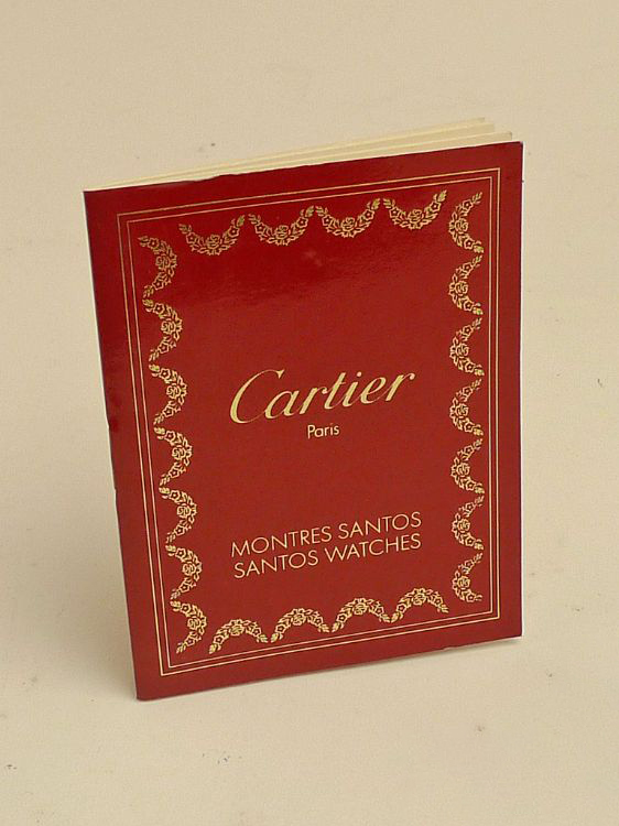 cartier santos 100 instruction manual