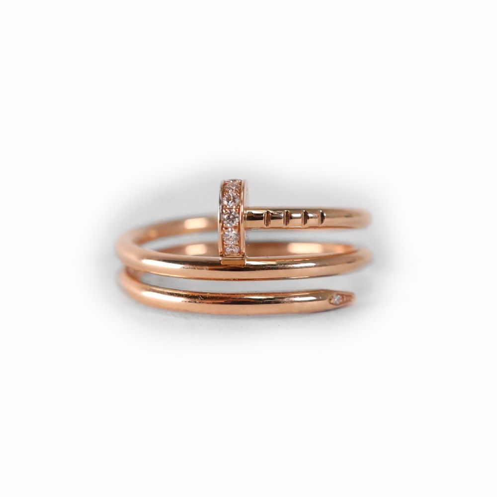 Cartier - Just Un Clou Diamond Rose Gold Size 53