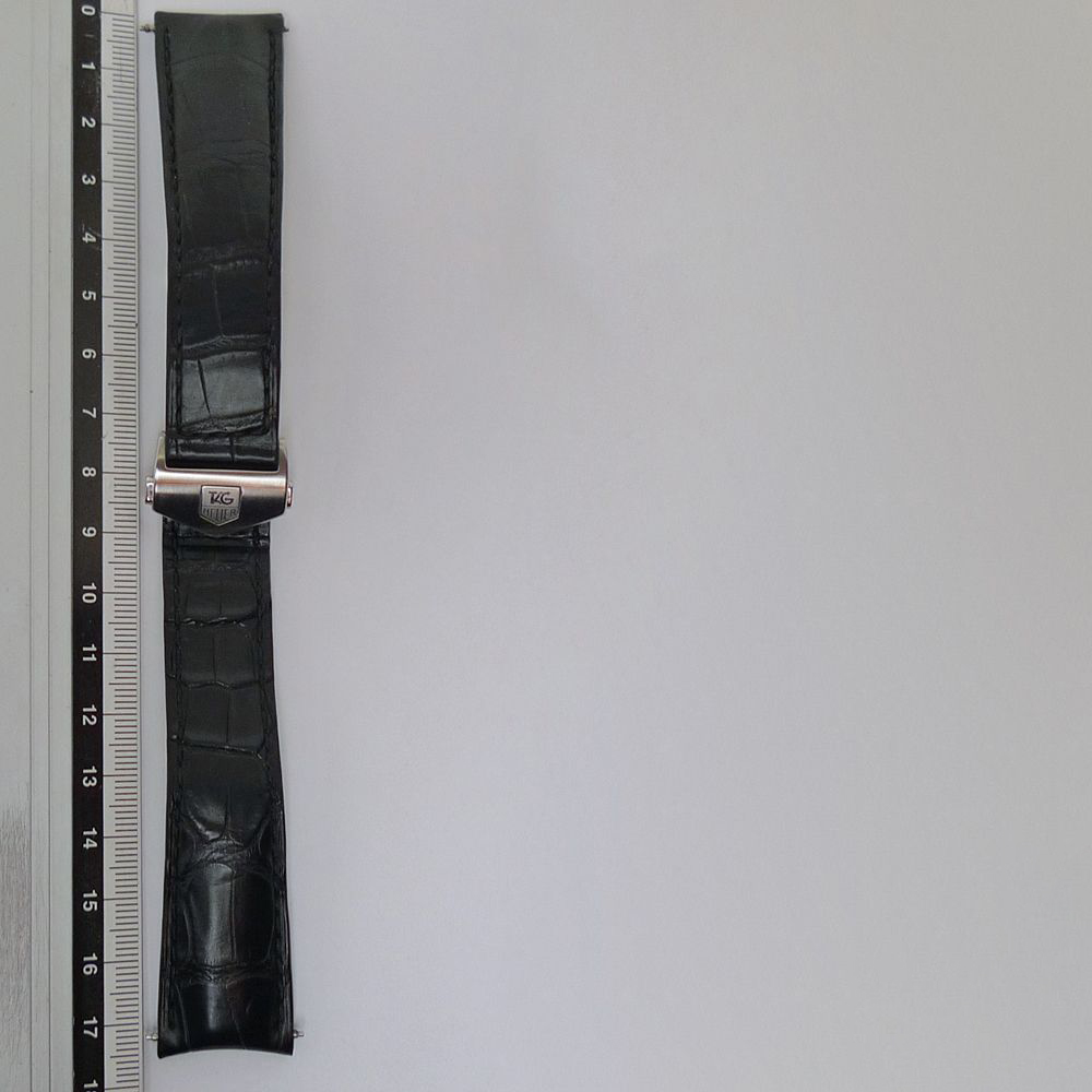 Tag Heuer - Leather Croco Strap With Folding Clasp