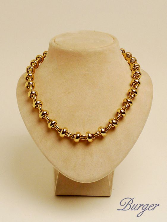 Chopard - Les Chaines Cliquet 18K Yellow Gold Necklace