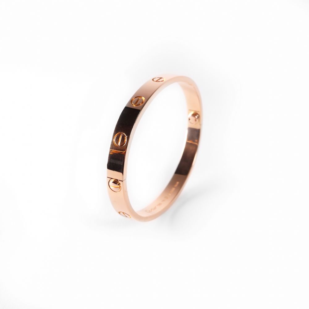 Cartier - Love Bracelet Classic Rose Gold Size 16