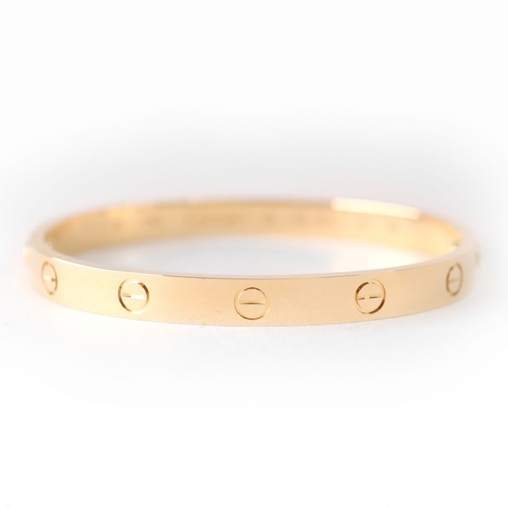 Cartier - Love Bracelet Classic Yellow Gold Size 17