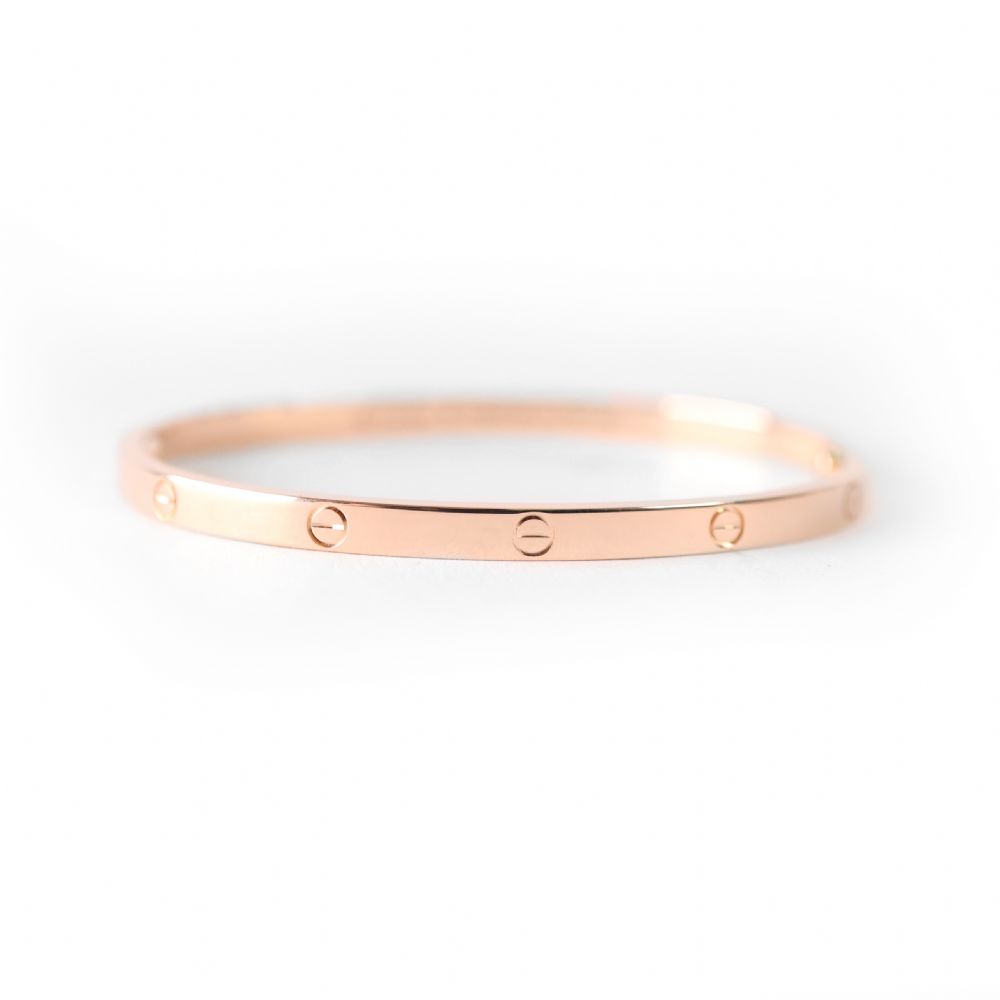 Cartier - Love Bracelet Small Rose Gold Size 16