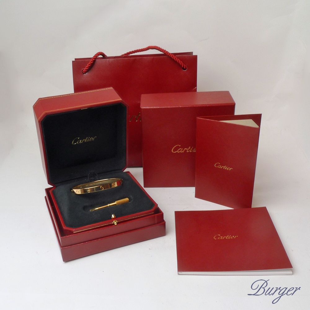 Cartier - Love Bracelet Yellow Gold Full set size 19
