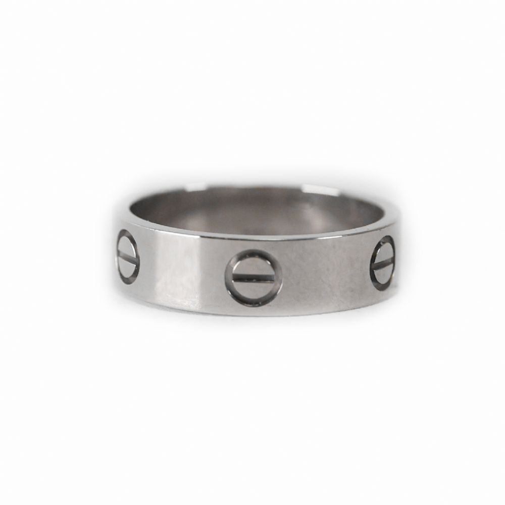 Cartier - Love Ring Classic White Gold Size 59