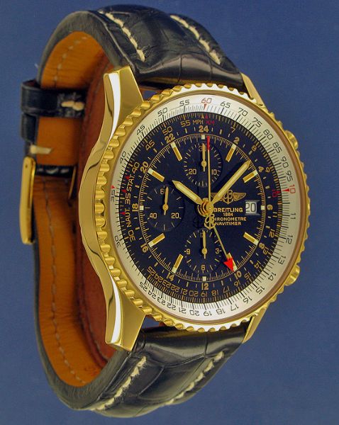Breitling navitimer world gold clearance