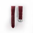 Omega - Omega Burgundy Croco Leather Straps