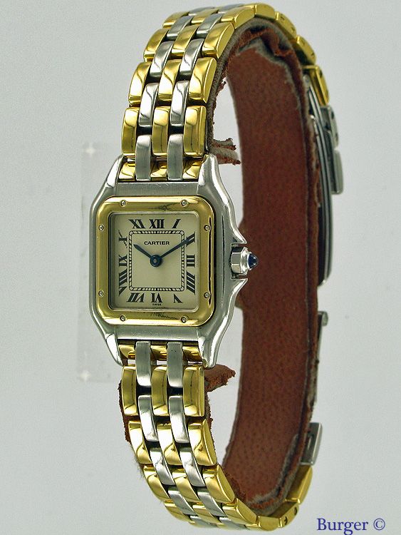 Panthere PM Gold Steel Cartier Sold watches Juwelier Burger