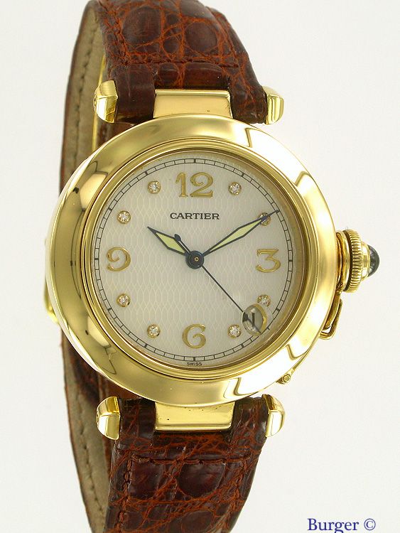 Cartier pasha gold hotsell diamond