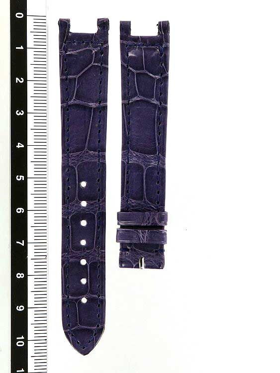 Cartier - Purple Leather Croco Strap