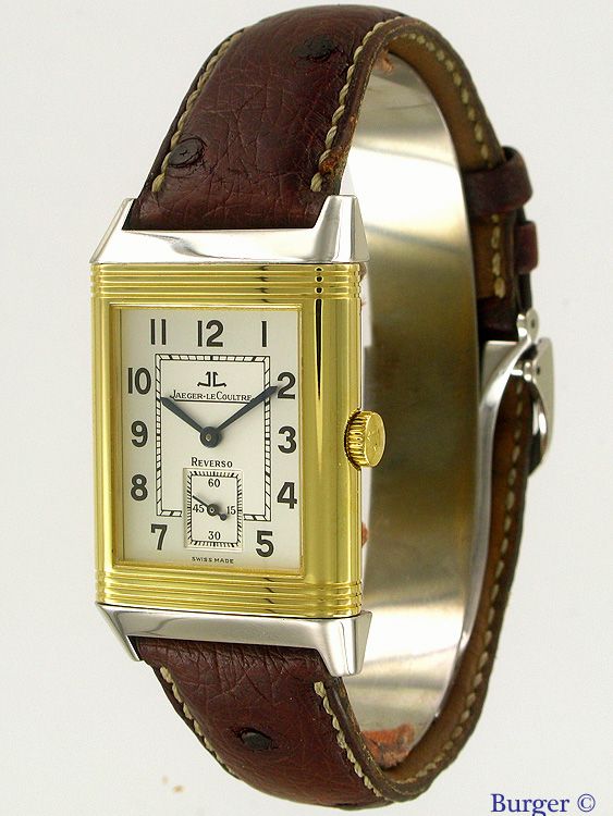 Reverso Grande Taille Gold Steel Jaeger LeCoultre Sold watches