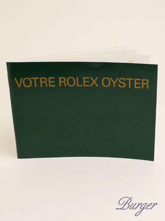 Rolex - Rolex Oyster Info Booklet 2002 France