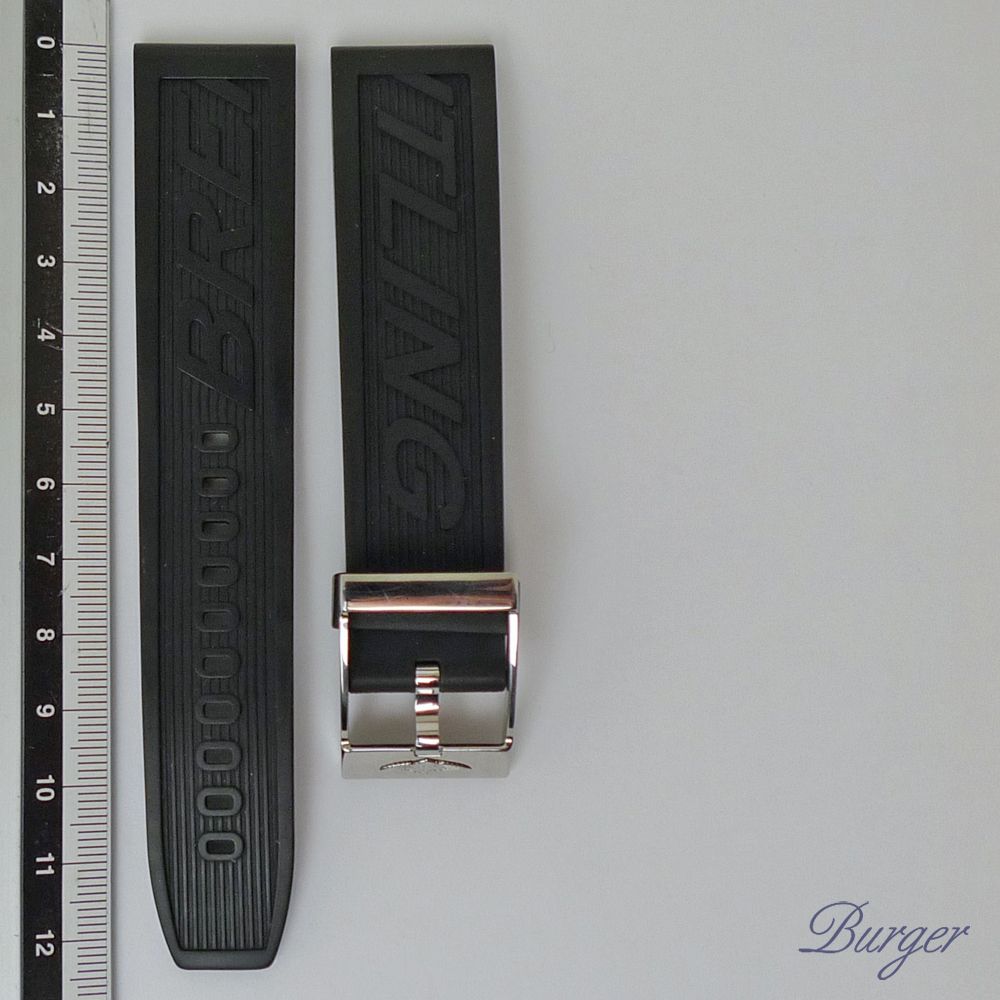 Breitling - Rubber Strap With original pin buckle