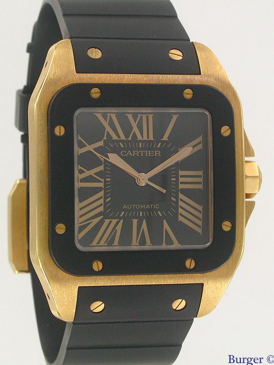 Santos 100 rose best sale gold