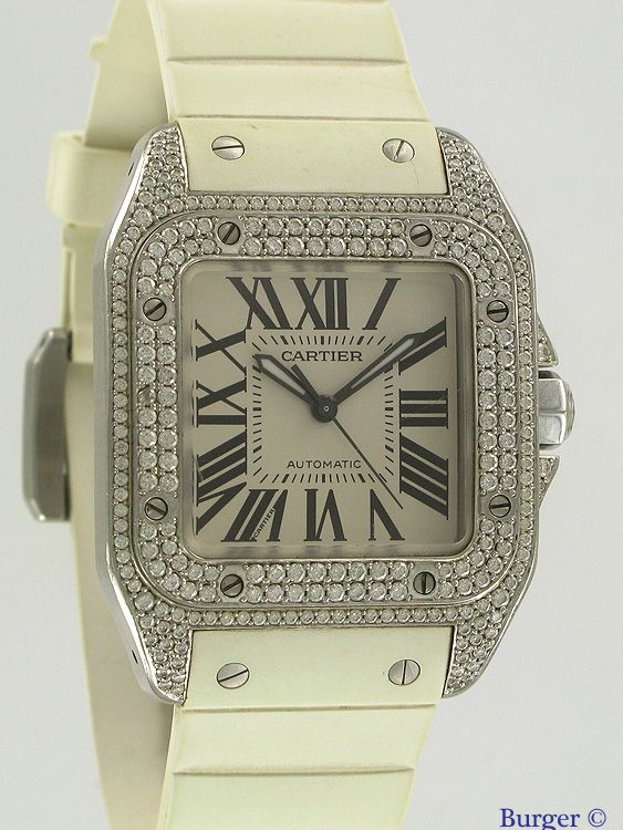 cartier santos diamonds