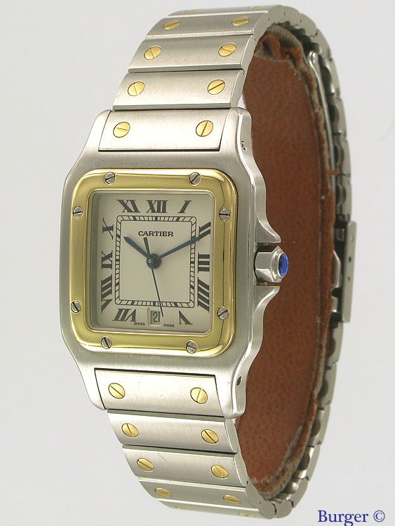 Santos Galbee GM Gold/ Steel - Cartier 