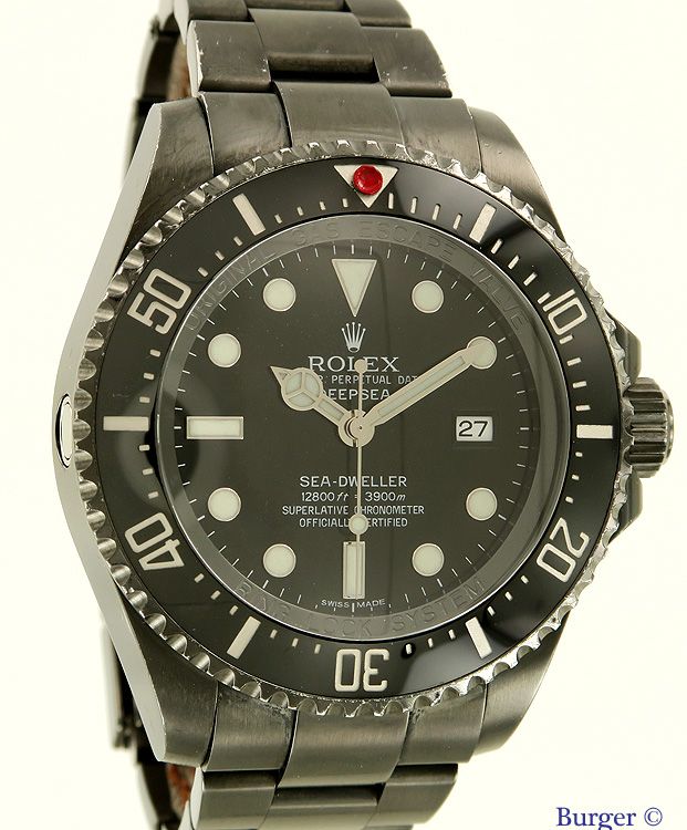 Sea Dweller Deepsea Black PVD Rolex Verkochte horloges
